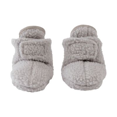 Lodger Slofjes - 12-18 Mnd - Teddy Fleece - Storm
