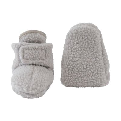 Lodger Slofjes - 0-3 Mnd - Teddy Fleece - Storm Lodger Slofjes - 0-3 Mnd - Teddy Fleece - Storm