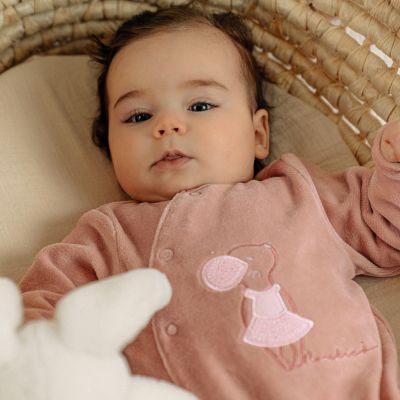 Noukie's Muis Pyjama - Maat 44 - Velvet - Roze Noukie's Muis Pyjama - Maat 44 - Velvet - Roze