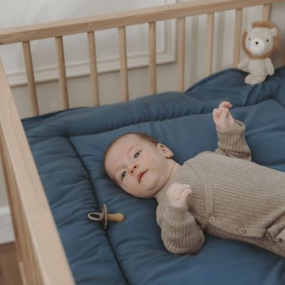 Meyco Baby Parkkleed - 80 x 100 cm - Microvezel - Jeans Blue/Indigo Meyco Baby Parkkleed - 80 x 100 cm - Microvezel - Jeans Blue/Indigo