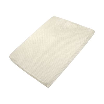 Meyco Deluxe Jacquard Pebble Boxmatrashoeslaken - 75 x 95 cm - Soft Sand Meyco Deluxe Jacquard Pebble Boxmatrashoeslaken - 75 x 95 cm - Soft Sand