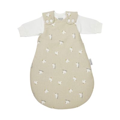 Meyco Duck 3-delige Slaapzak - 50/56 cm - Jersey - Soft Sand Meyco Duck 3-delige Slaapzak - 50/56 cm - Jersey - Soft Sand