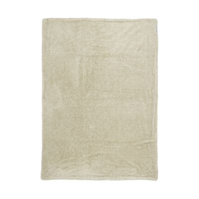Meyco Ledikantdeken Knit Basic Sand Melange Teddy 100x150cm Meyco Ledikantdeken Knit Basic Sand Melange Teddy 100x150cm