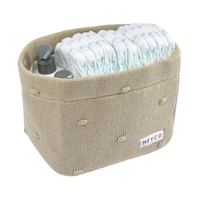 Meyco Commodemand S Mini Knots Sand Meyco Commodemand S Mini Knots Sand