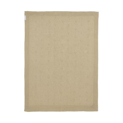 Meyco Ledikantdeken Mini Knots Sand 100x150cm