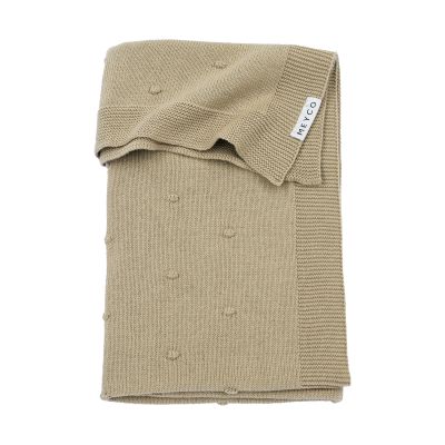 Meyco Wiegdeken Mini Knots Sand 75x100cm Meyco Wiegdeken Mini Knots Sand 75x100cm