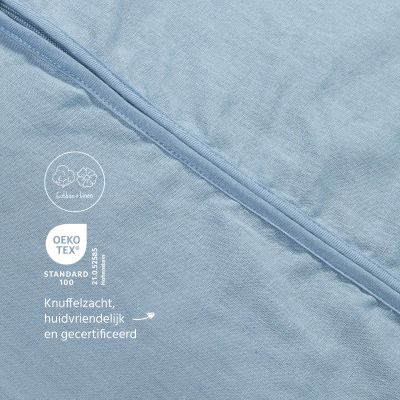 Meyco Studio Jumper Ongevoerd Linnen Jeans Blue 104 cm
