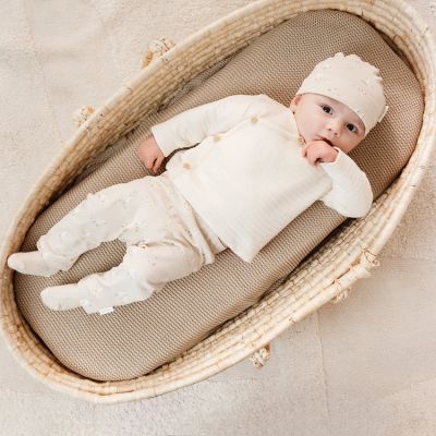 Little Dutch Little Goose Legging - Maat 50 - Beige 