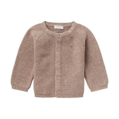 Noppies Vest Knit Naga Taupe Melange maat 50 Noppies Vest Knit Naga Taupe Melange maat 50