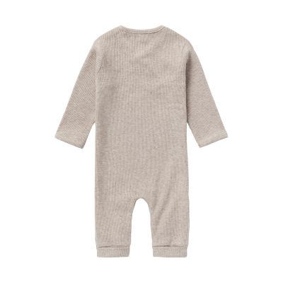 Noppies parkpak Rib Nevis Taupe Melange  maat 50