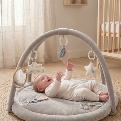 Noukie's Moon Feathers Speelkleed - Beige Noukie's Moon Feathers Speelkleed - Beige