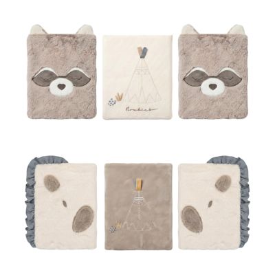 Noukie's Raku, Lino & Pico Bed- en Parkspijlbeschermers - 6 Stuks - Beige
