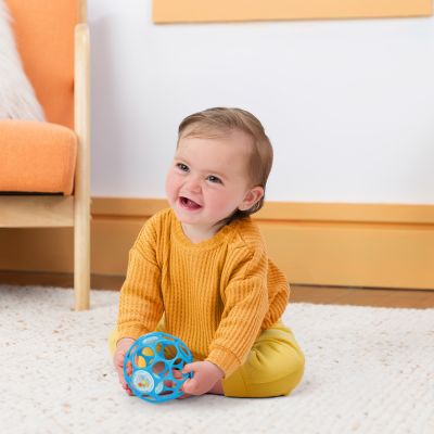 Oball Rammelaar - Easy-Grasp Toy - Lichblauw Oball Rammelaar - Easy-Grasp Toy - Lichblauw