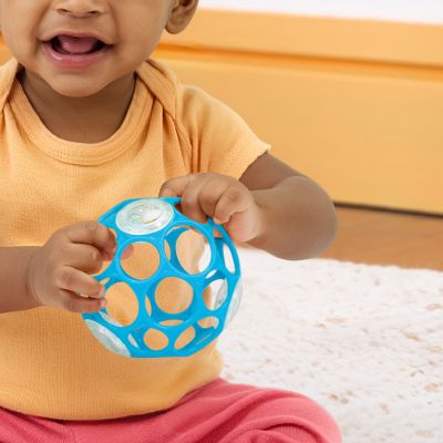 Oball Rammelaar - Easy-Grasp Toy - Lichblauw Oball Rammelaar - Easy-Grasp Toy - Lichblauw