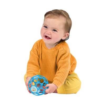 Oball Rammelaar - Easy-Grasp Toy - Lichblauw Oball Rammelaar - Easy-Grasp Toy - Lichblauw