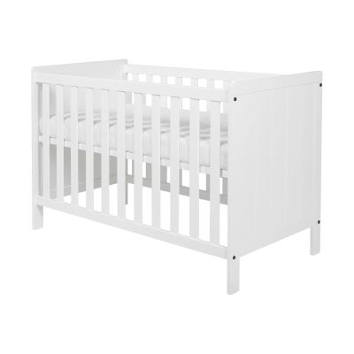 Europe Baby Ralph Ledikant 60 x 120 cm/Commode 3 Laden - Wit Europe Baby Ralph Ledikant 60 x 120 cm/Commode 3 Laden - Wit