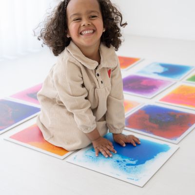 Sense2Play Sensorische Vloeistoftegels - 4 Stuks Sense2Play Sensorische Vloeistoftegels - 4 Stuks
