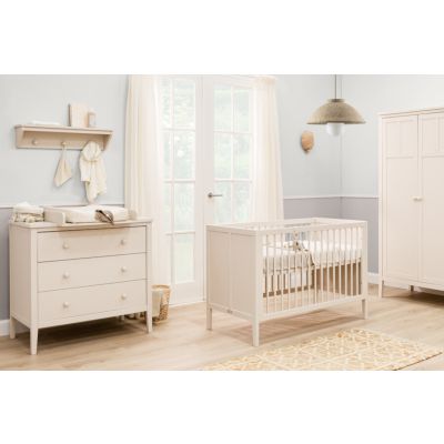 Bopita Ledikant 60 x 120 cm - Commode - Hanglegkast 2-drs - Vieve - Dune