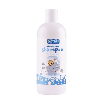 Babyton Natuurlijke Lichaam &amp; Haar Shampoo Atopische Huid - 400ml
