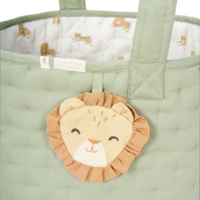 Little Dutch Safari Leo Opbergmand Groot - Groen Little Dutch Safari Leo Opbergmand Groot - Groen