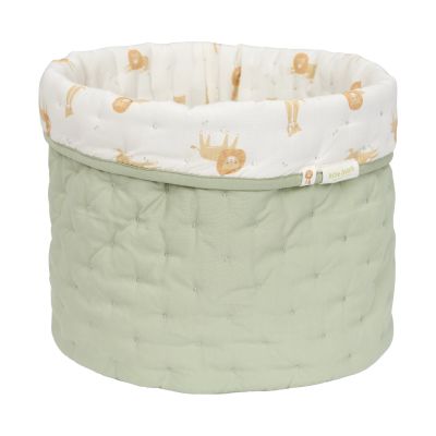 Little Dutch Safari Leo Opbergmand Medium - Groen Little Dutch Safari Leo Opbergmand Medium - Groen