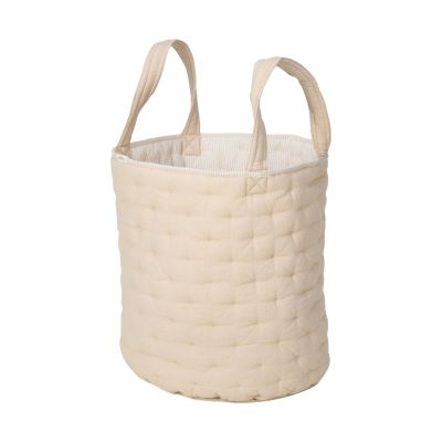 Little Dutch Pure Opbergmand Groot - Soft Beige Streep Little Dutch Pure Opbergmand Groot - Soft Beige Streep