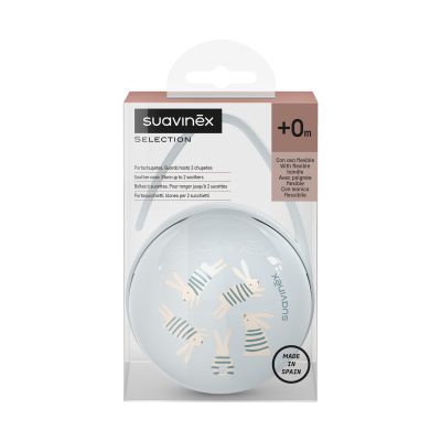 Suavinex Wonderland Duo Speendoosje - Blauw Suavinex Wonderland Duo Speendoosje - Blauw