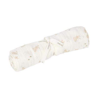 Little Dutch Baby Bunny Swaddle Doek - 120x120 cm - Muslin 