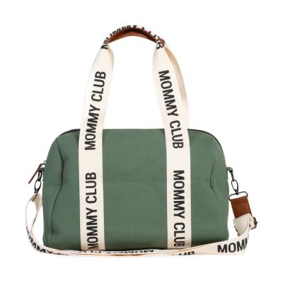Childhome Mommy Club Verzorgingstas Signature Canvas Green Childhome Mommy Club Verzorgingstas Signature Canvas Green