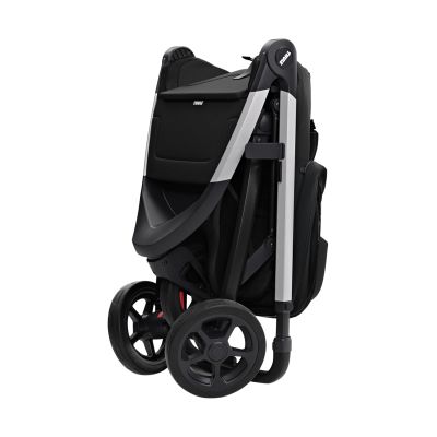 Thule Spring Stroller Aluminium Inclusief Canopy Grey Melange Thule Spring Stroller Aluminium Inclusief Canopy Grey Melange