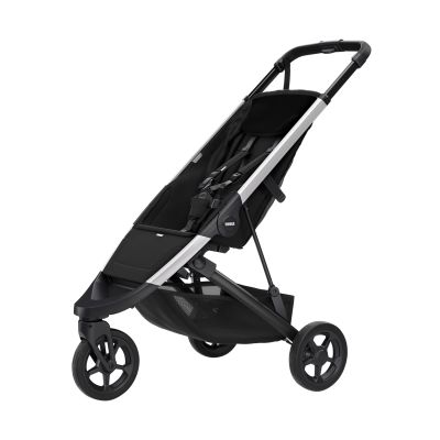 Thule Spring Stroller Aluminium Inclusief Canopy Grey Melange Thule Spring Stroller Aluminium Inclusief Canopy Grey Melange