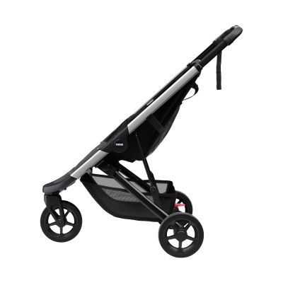 Thule Spring Stroller Aluminium Inclusief Canopy Grey Melange Thule Spring Stroller Aluminium Inclusief Canopy Grey Melange