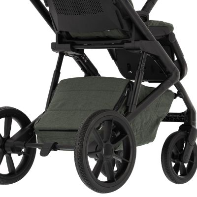 Qute Q-Rider Plus Kinderwagen - Thyme Green | Kidsriver Curve Autostoel - Black | Kidsriver Isofix Base Qute Q-Rider Plus Kinderwagen - Thyme Green | Kidsriver Curve Autostoel - Black | Kidsriver Isofix Base