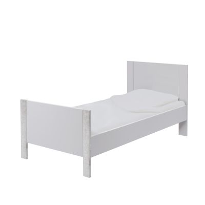 TWF Meegroeibed 60 x 120 Incl. Bedbankzijde en 1 Persoons Zijdes - Commode Futura