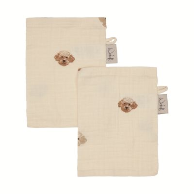 Witlof For Kids Little Doodle Hydrofiele Washand - 2 Stuks Witlof For Kids Little Doodle Hydrofiele Washand - 2 Stuks
