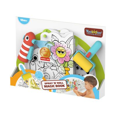 Yookidoo - Spray &#039;N&#039; Roll Magic Book - Badspeelgoed