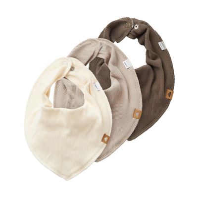 Name It Yvetti 3 packs Bandana NOOS Cachemire pur/Cordon élastique/Sable d'été
