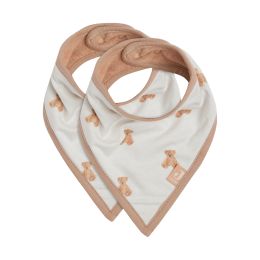 Jollein Slab Bandana Teddy Bear 2-pack