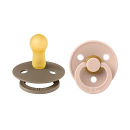 BiBs Fopspeen - Rond - 2 Stuks - 6-18 Mnd - Dark Oak/Old Rose BiBs Fopspeen - Rond - 2 Stuks - 6-18 Mnd - Dark Oak/Old Rose