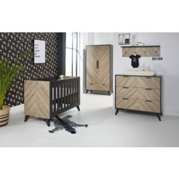 Interbaby Ledikant 60 x 120 - Commode - Hanglegkast Lancaster
