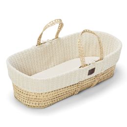 The Little Green Sheep Natural Knitted Moses Linen