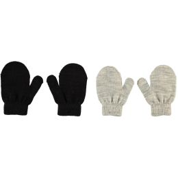 Sarlini Wanten Knit Multi Black 2-Pack  One size