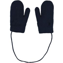 Sarlini Wanten Knit Teddy Voering Navy
