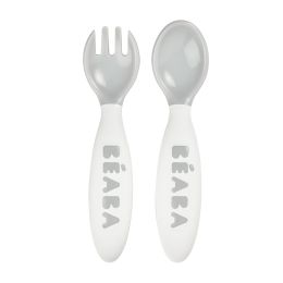 Béaba Vork En Lepel Grey 8+ Maanden