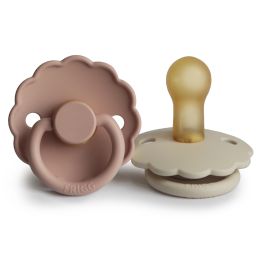Frigg Fopspeen Daisy Blush/Cream T2 6-18mnd (2 stuks)