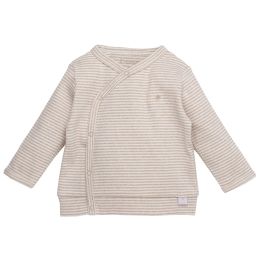 BESS T-Shirt Overslag Pinstripe Sand maat 44