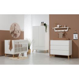 TWF Ledikant 60 x 120 - Commode - Hanglegkast Beach Island White