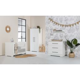 Interbaby Ledikant 60 x 120 - Commode 3 Laden - Hanglegkast Jewel