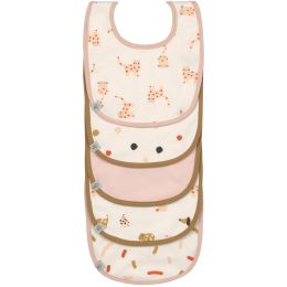 Lässig Slab Multi Pack Bib Little Mateys Spicy Orange 5-Pack