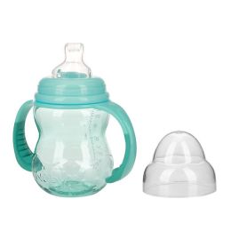 Nûby Oefenbeker Brede Hals Met Tuit Tritan Aqua 240ml 6mnd+ 